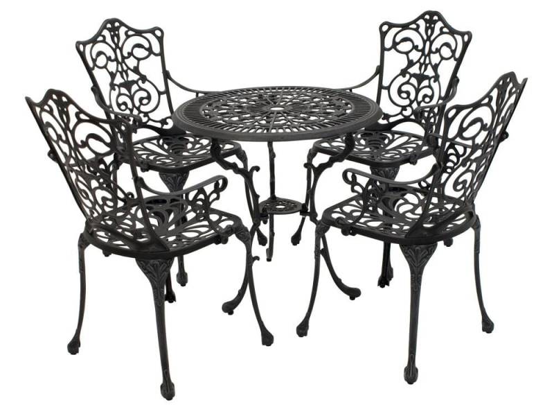 Bistroset Jugendstil, Aluguss von FRG