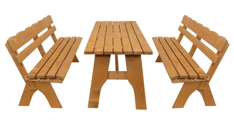 Garnitur FREITAL 3-teilig Kiefer imprägniert von FRG