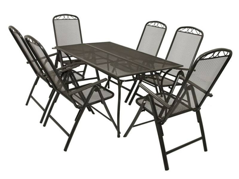 Garnitur Streckmetall anthrazit von FRG