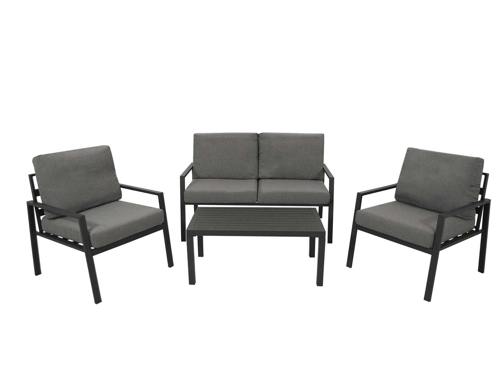 Loungeset 4-teilig Aluminium anthrazit Loungeset 4-teilig Aluminium anthrazit von FRG