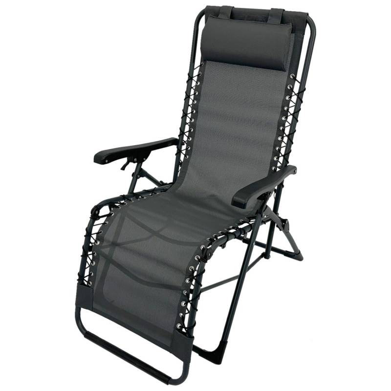 Relaxsessel Hochlehner, Stahl/Textil von FRG