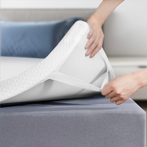 FRIDEKO 7,5cm Höhe Matratzen Topper 140x200cm, Matratzentopper, H2&H3 Gel Memory Foam Topper, Abnehmbaren und Waschbaren Bezug, Geeignet für Boxspringbett, Schlafsofas von FRIDEKO HOME
