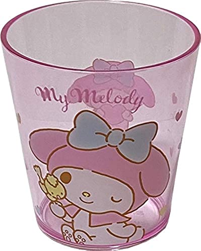 Sanrio My Melody Kunststoffbecher, 260 ml, Geschirr, Trinkgeschirr, Untertassen, Küche, 19 x 21 x 7,8 cm, Rosa von Friend