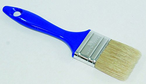 FRIESS Flachpinsel, 6. Stärke, 50mm helle Chinaborste 47mm, blauer Kunstst.-Stiel - 12 Stück von FRIESS Flachpinsel, 6. Stärke, 50mm