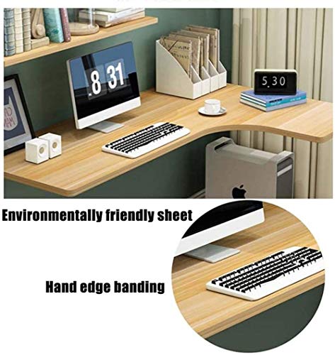 Corner Folding Computer Table Holz Wand- Tisch Studie Schreibtisch Doppel Unterstützung Beistelltisch Küche Trestle Desk(Wood,80 * 60 * 35cm31*241 * 4in) von FRINZA