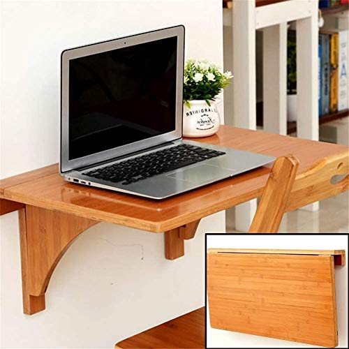 FRINZA Ausklappbare Wandhalterung Moderne Haushaltsmassivholz-Laptop- Ständer Computer Table Klappwandregal Wandbehang Studie Beistelltisch perfekte Ergänzung zu Home Office(70X45cm) von FRINZA