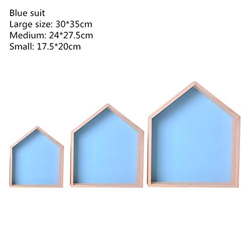 FRINZA Wand Clapboard Balkon Hängen Holzhaus Handwerk in Nordic- Racks Kinderzimmer Holzdekor Kindern Hauptdekor- Moderne Hochzeit Veranstaltung Ornamente Wandregal(A) von FRINZA