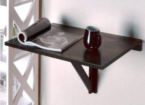 Naturbambus Folding Wand- Klapptisch Klapp Heavy Duty Wandhalterung Tisch Mutilpurpose Wandbehang Schreibtisch Faltwand Tisch Kaffeetisch(Coffee Color) von FRINZA