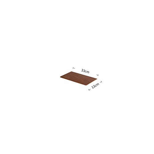 Schwimmdock Regale Holz der Wand befestigtes Regal Rustikal Regale festes Metall Wandregal for Schlafzimmer, Badezimmer, Wohnzimmer, Küche, Arbeitszimmer, Waschküche, usw.(Red,33 * 13cm) von FRINZA