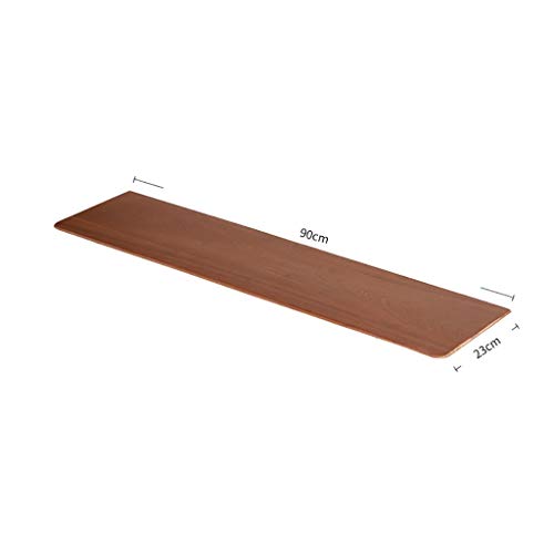 Schwimmdock Regale Holz der Wand befestigtes Regal Rustikal Regale festes Metall Wandregal for Schlafzimmer, Badezimmer, Wohnzimmer, Küche, Arbeitszimmer, Waschküche, usw.(Red,90 * 23cm) von FRINZA