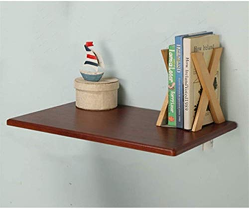 Wand- Tabelle Folding Holz Esstische Computer-Lernen- Desk Study Schreibtisch Doppel Unterstützung Beistelltisch Küche Jochbrücke Schreibtisch Wasserdicht, Antifouling, Stable(Red Brown,30 * 30cm) von FRINZA