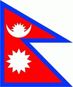 FRIP - Versand® Nepal Fahne Flagge 90x60cm von FRIP - Versand