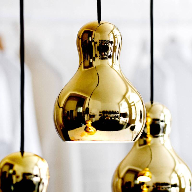 FRITZ HANSEN Calabash P1 Hängeleuchte, gold von FRITZ HANSEN
