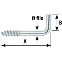 Friulsider - Frilsider geradgreifer 85000b17035f2-mit holzgewinde-15 stück von FRIULSIDER