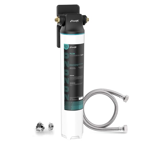 Frizzlife SW20 Under Sink Water Filter System, NSF/ANSI 53&42 zertifiziert, 0,5 Mikron reduziert 99,99% Blei, Chlor, schlechten Geschmack & Geruch, Direktanschluss Wasserfilter, 3 Jahre hohe Kapazität von FRIZZLIFE