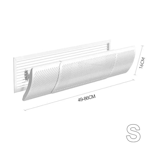 1pc Zentrale Klimaanlage Windschutzscheibe Air Deflektor Anti Direkt Blasen Einstellbare Air Deflektor Decke Liefert(Anion filter-S) von FRJOKPVIM