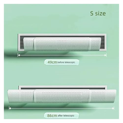 82,5 120 Cm Verstellbarer AC-Windabweiser, Anti-Direktblas-Luftführungsplatte Mit Reinigungswand-Fenstereinheiten, Keine Werkzeuginstallation(S) von FRJOKPVIM