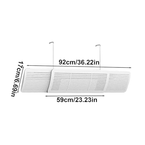 Einziehbarer Klimaanlagen-Deflektor, An Der Wand Montierter Windschutz, Klimaanlagen-Zubehör For Schlafsaal, Schlafzimmer, Wohnzimmer(B) von FRJOKPVIM