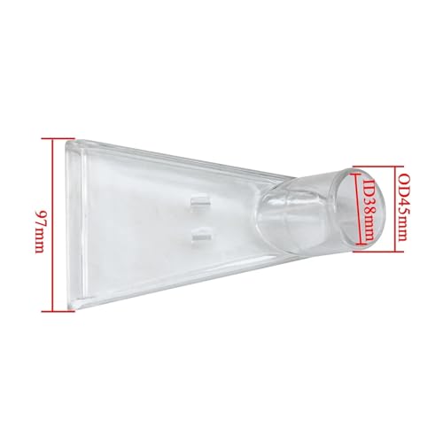 FRJOKPVIM Universal Teppich Sitz Waschen Gerät Bürste for Universal 35 38 32 Mm Nass Trocken Staubsauger Wasser Extraktion Düse Sofa(ID 38MM) von FRJOKPVIM