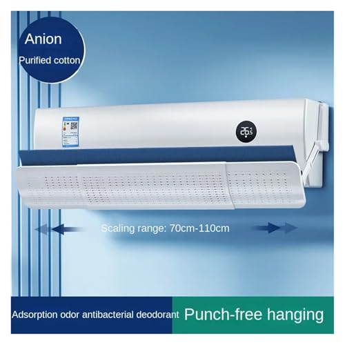 Kalter Wind-Leitblech-Auslass-Conditioner-Schild Reinigungs-Deflektor-Luft Weht Anti-Direkt-Einziehbar(Anion filter) von FRJOKPVIM