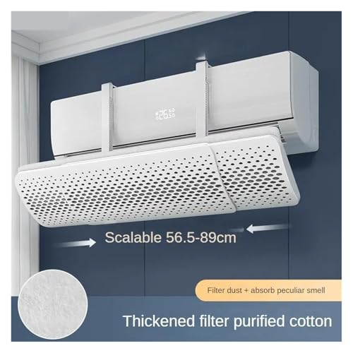 Klimaanlage Windschutzscheibe Anti Direkt Blasen Wind Guide Platte Klimaanlage Outlet Schallwand Abdeckung Windabweiser Wand Hängen(Cotton filter) von FRJOKPVIM