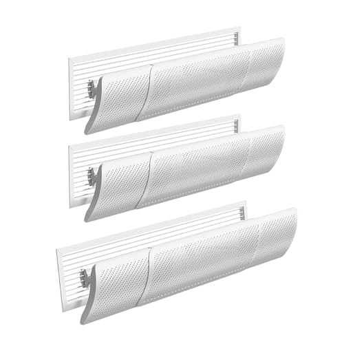Klimaanlagen-Deflektor, Klimaanlagen-Deflektor, Windleitblech, Einziehbarer Auslassflügel For Hotel, Schlafzimmer, Kinderzimmer, Home Office(49cm to 86cm) von FRJOKPVIM