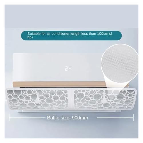 Universeller Windabweiser For Klimaanlagen, Kompatibel Mit Vanzlife, Anti-Direktblas-Windschutzscheibe, Kalt-Warm-Luftauslass-Getriebeblende(Mesh 90cm) von FRJOKPVIM