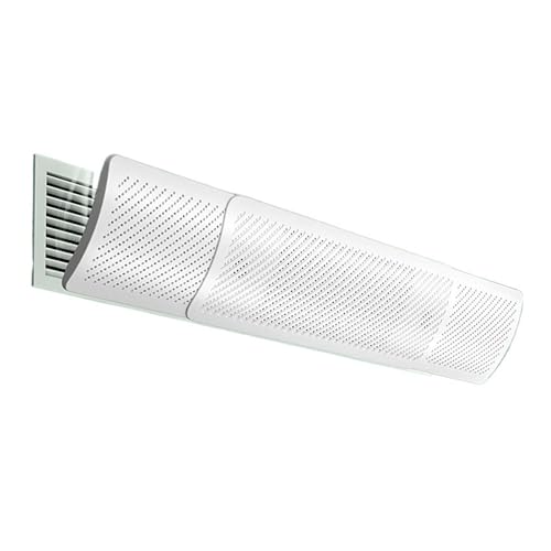 Windabweiser For Zentrale Klimaanlagen, Einziehbar, Winddicht, Direktblasend, Schallwand For Schlafzimmer, Windschutzhalterung, Windabweiser(58.5-95.5cmX16cm) von FRJOKPVIM