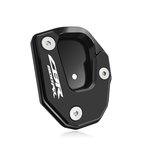 CNC-Motorrad-Ständerpolster, Fußpolster, Motorrad-Ständerpolster, Dicke Grundplatte Für H&ON&DA CBR600RR 2007–2022(Black) von FRKXQVPZL