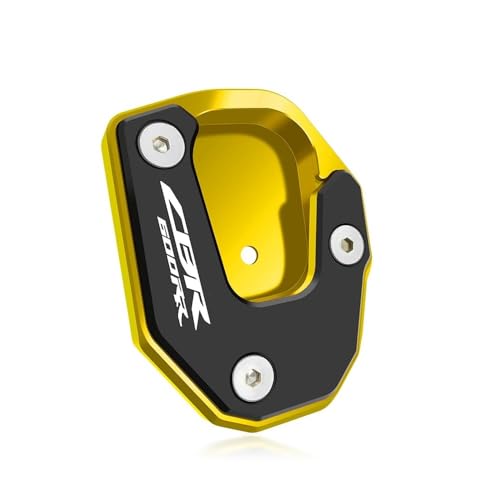 CNC-Motorrad-Ständerpolster, Fußpolster, Motorrad-Ständerpolster, Dicke Grundplatte Für H&ON&DA CBR600RR 2007–2022(Gold) von FRKXQVPZL