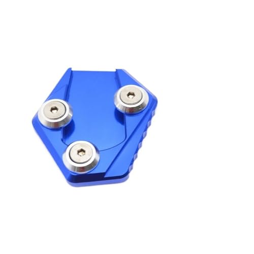 CNC-Motorradständer, Motorrad-Ständerpolster, Dicke Aluminium-Seitenständer-Grundplatte, Rutschfest, Für H&on&da MSX125 13-15(Blue) von FRKXQVPZL