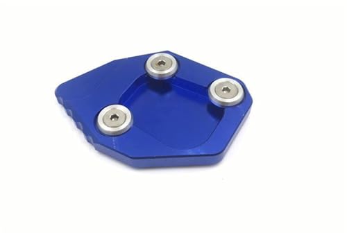 CNC-Motorradständer, Motorradpolster, Kickstand-Fußpolster, Seitenständer, Aluminium, Rutschfest, Für H&on&da CBR600RR 07-16(Blue) von FRKXQVPZL