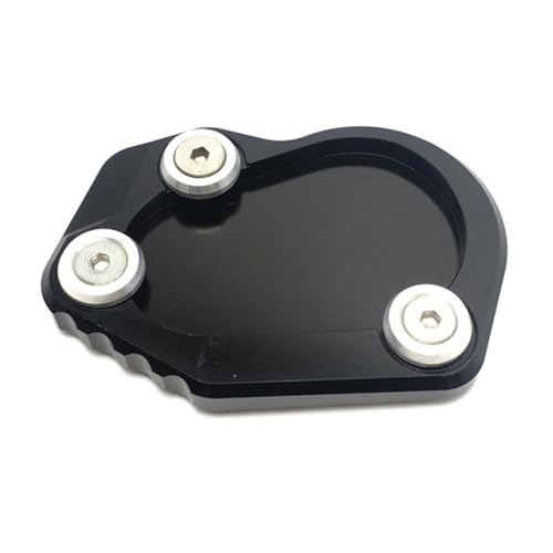 CNC-Motorradständerpolster, Dicke Aluminium-Grundplatte, Rutschfestes Motorradpolster, Kickstand-Fußpolster Für R1200 R NINE T Latte 14-16(Black) von FRKXQVPZL