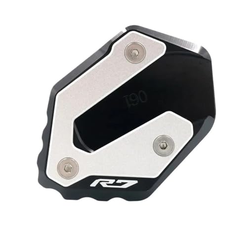 FRKXQVPZL Für YA&MA&HA YZFR7 YZF-R7 YZF R7 2021-2025 2022 Motorrad CNC Kickstand Fuß Seitenständer Verlängerungspolster Stützplatte Vergrößern Ständer(5) von FRKXQVPZL