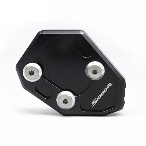 FRKXQVPZL Motorrad Seitenstützfuß FÜR B&M&W S1000R S1000 S 1000 R 2010 2011 2012 2013 2014 Motorrad Kickstand Seitenständerverlängerung Vergrößerer Extender Pad Platte(19) von FRKXQVPZL