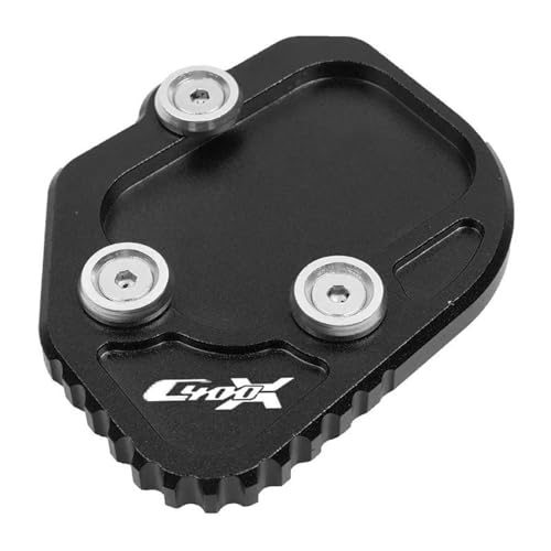 FRKXQVPZL Motorrad Seitenstützfuß Für B&M&W C400GT C400X K51 C400 X GT C 400X 400GT 2019 2020 2021 Motorrad-Ständerfuß-Seitenständer-Verlängerungspolster-Stützplatte(C400X-Black) von FRKXQVPZL