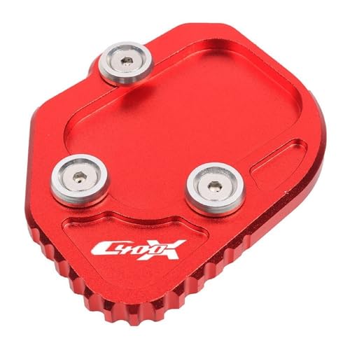 FRKXQVPZL Motorrad Seitenstützfuß Für B&M&W C400GT C400X K51 C400 X GT C 400X 400GT 2019 2020 2021 Motorrad-Ständerfuß-Seitenständer-Verlängerungspolster-Stützplatte(C400X-Red) von FRKXQVPZL