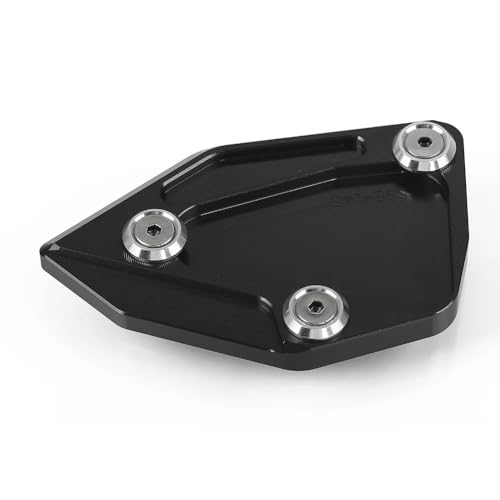 FRKXQVPZL Motorrad Seitenstützfuß Für B&M&W C600 C650GT C 650 GT 2012-2021 Motorrad Aluminium Fuß Seitenständer Verlängerung Kickstand Vergrößerer Pad Stützplatte(Black C600Sport) von FRKXQVPZL