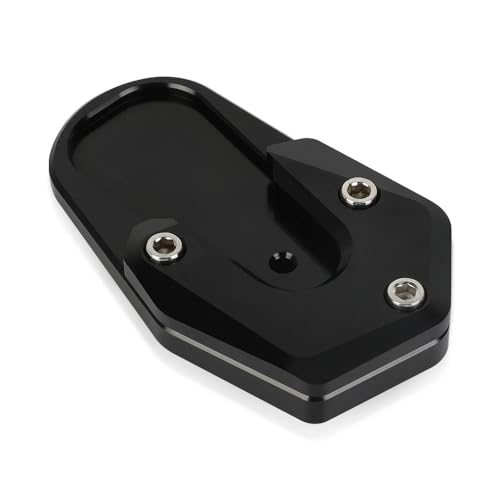 FRKXQVPZL Motorrad Seitenstützfuß Für B&M&W R1250RS R 1250 R1250 RS RT 1250RS 1250RT R1250RT 2019-2023 Motorradfuß-Seitenständer-Vergrößerungsplattenpolster(Black) von FRKXQVPZL