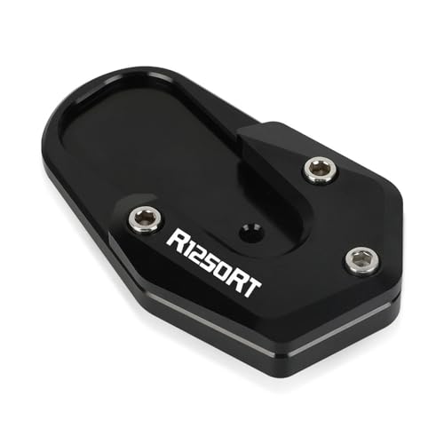FRKXQVPZL Motorrad Seitenstützfuß Für B&M&W R1250RS R 1250 R1250 RS RT 1250RS 1250RT R1250RT 2019-2023 Motorradfuß-Seitenständer-Vergrößerungsplattenpolster(Black R1250RT) von FRKXQVPZL