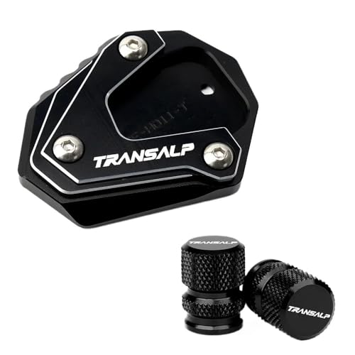 FRKXQVPZL Motorrad Seitenstützfuß Für HO&ND&A TRANSALP XL600V XL650 XLV 600 650 700 Motorradzubehör CNC-Ständerfuß Seitenständer-Verlängerungspolster-Stützplatte(21) von FRKXQVPZL