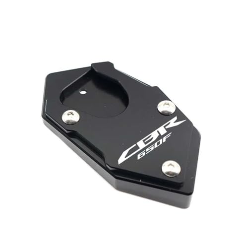 FRKXQVPZL Motorrad Seitenstützfuß Für Ho&n&da CB650F CBR650F CBR 650F CB 650 F 2014-2018 Motorrad CNC Aluminium Seitenständer Kickstand Verlängerungspolster Stützplatte(6) von FRKXQVPZL