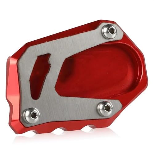 FRKXQVPZL Motorrad Seitenstützfuß Für SU&ZU&KI GSXS 1000 GSX-S 1000 GSX-S1000 2019 2020 2021 Motorrad-Seitenständer Vergrößern Fußpolster-Stützplatte Kickstand(Red-4) von FRKXQVPZL