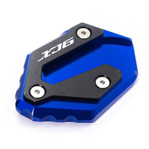 FRKXQVPZL Motorrad Seitenstützfuß Für YA&MA&HA XJ6 XJ6F XJ6N Diversion 2009-2015 Motorrad CNC-Halterung Seitenhalterung Verlängerungsträgerplatte Zubehör(Blue-2) von FRKXQVPZL