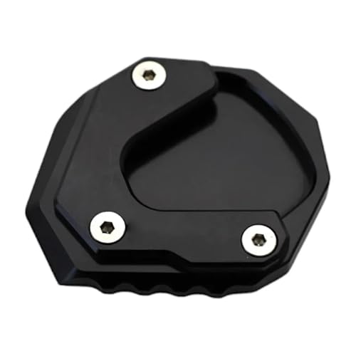 FRKXQVPZL Motorrad Seitenstützfuß Kickstand Fuß Seitenständer Verlängerungspolster Stützplatte Vergrößern Für Ho&n&da 750 XL 750 2023 2024(Black-1) von FRKXQVPZL