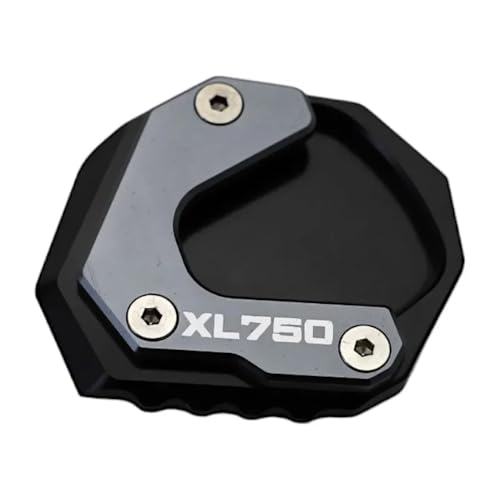 FRKXQVPZL Motorrad Seitenstützfuß Kickstand Fuß Seitenständer Verlängerungspolster Stützplatte Vergrößern Für Ho&n&da 750 XL 750 2023 2024(Titanium XL750) von FRKXQVPZL
