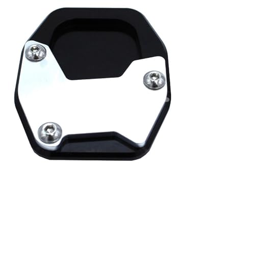 FRKXQVPZL Motorrad Seitenstützfuß Motorrad-Ständer-Extender-Fuß-Seitenständer-Verlängerungspad Parkstützplatte Zubehör Für Ho&n&da X-ADV FORZA750 2021(Silver-1) von FRKXQVPZL