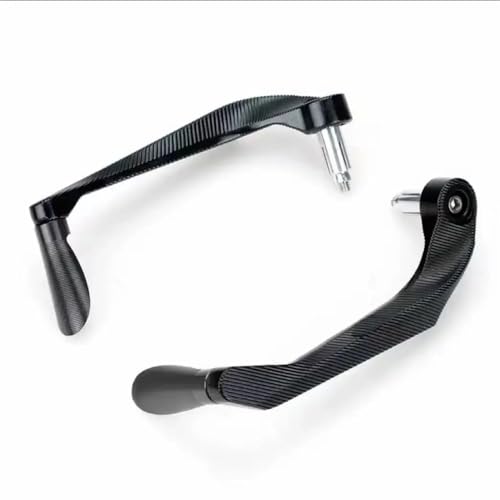 FRKXQVPZL Universal 7/8" Motorrad Lenker Protektoren CNC Aluminium Legierung Lenker Bremse Kupplung Hebel Motorrad Roller(Black-1) von FRKXQVPZL