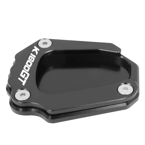 Für B&M&W K1600GT K1600GTL 2017-2023 Fußseitenständer-Verlängerungspolster Kickstand-Vergrößerungsstütze Verlängerungsstützplatte(Black-1) von FRKXQVPZL