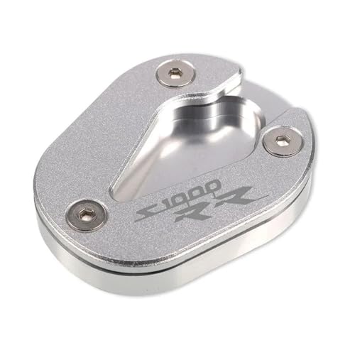 Für B&M&W S1000RR S1000 RR S 1000 RR 2019 2020 2021 2022 Motorrad CNC Kickstand Seitenständer Ständerverlängerung Vergrößerungspad(Silver-1) von FRKXQVPZL